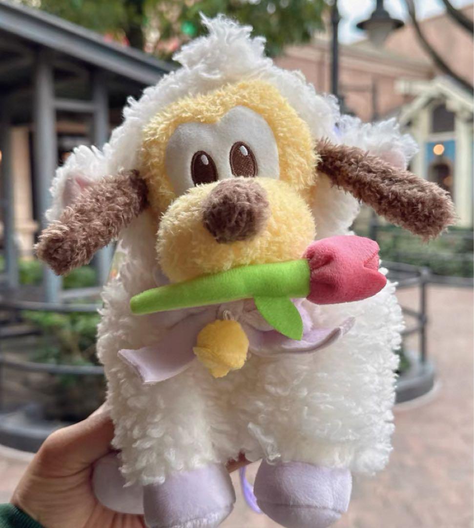 あげ丸　上海ディズニー　イースター　プルート　ぬいぐるみ　グッズ
