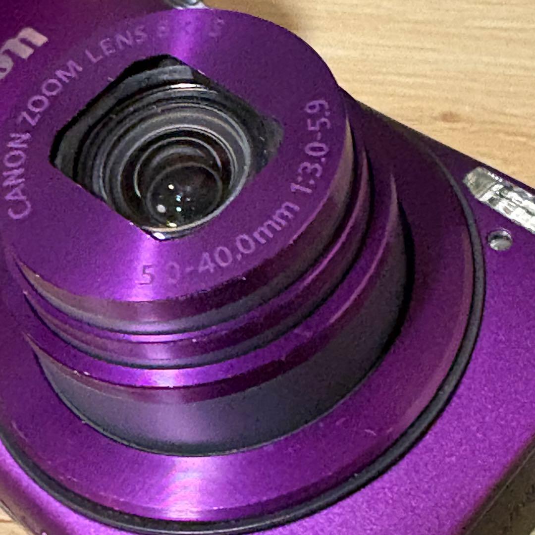 【オールドコンデジ】Canon IXY 600F パープル　デジタルカメラ