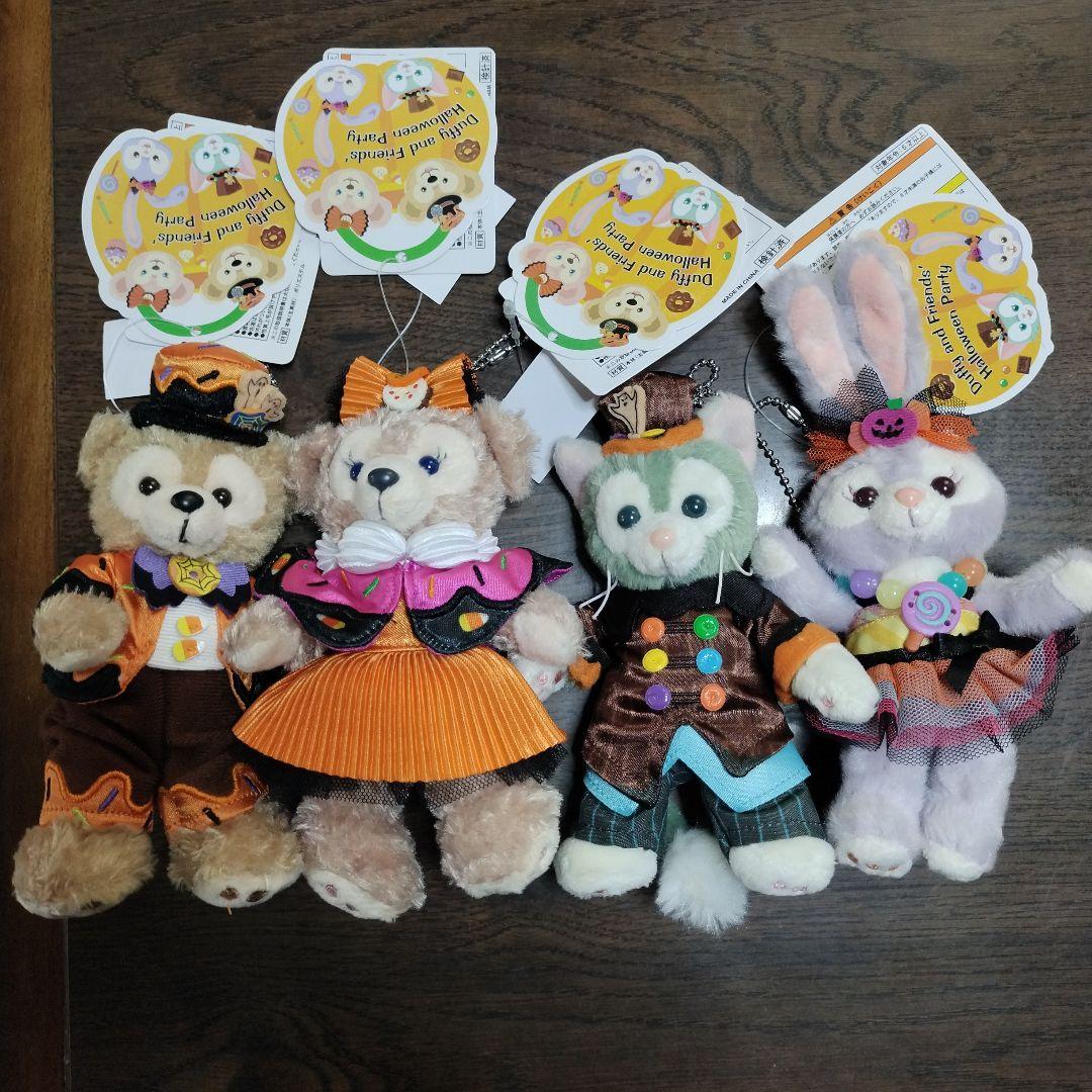 ダッフィーフレンズハロウィン2017 限定ぬいぐるみバッジ セット