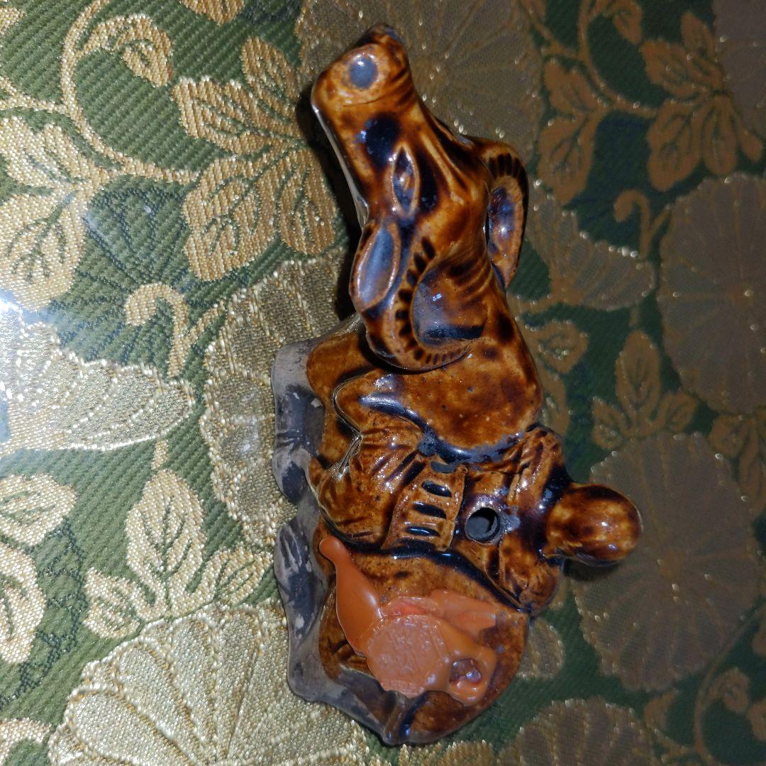 【最終価格】中国　水牛図水滴　蝋印付