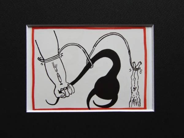 Keith Haring、No.147、希少画集画、新品額装付、状態良好