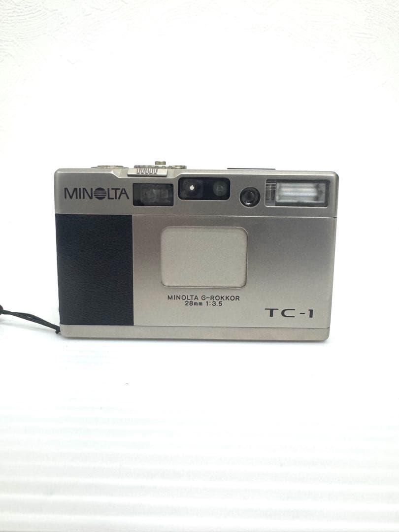 MINOLTA TC-1 名機フィルムカメラ チタンボディ動作確認済 新品電池付