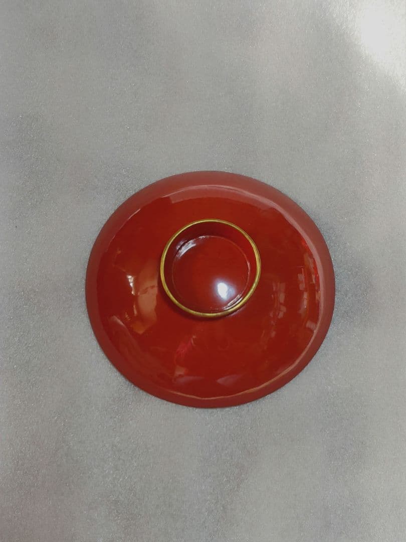 蒔絵付　三宝　三つ組み盃セット　花月堂　木箱入り　漆塗り