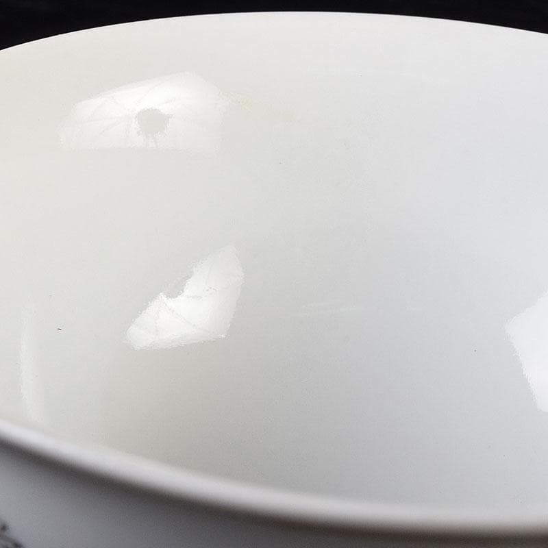 中国　粉彩漢詩花鳥文　煎茶碗　C　R8963