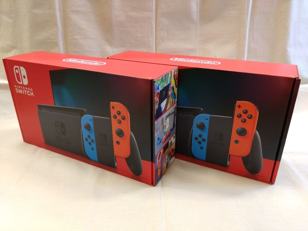 新品 任天堂Switch バッテリー強化版２台