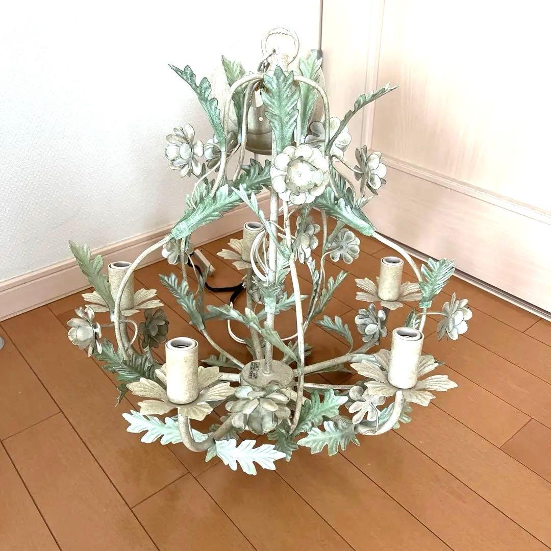 天井吊下型　白熱灯　アンティークシャンデリア　Maliarda（マリアルダ）