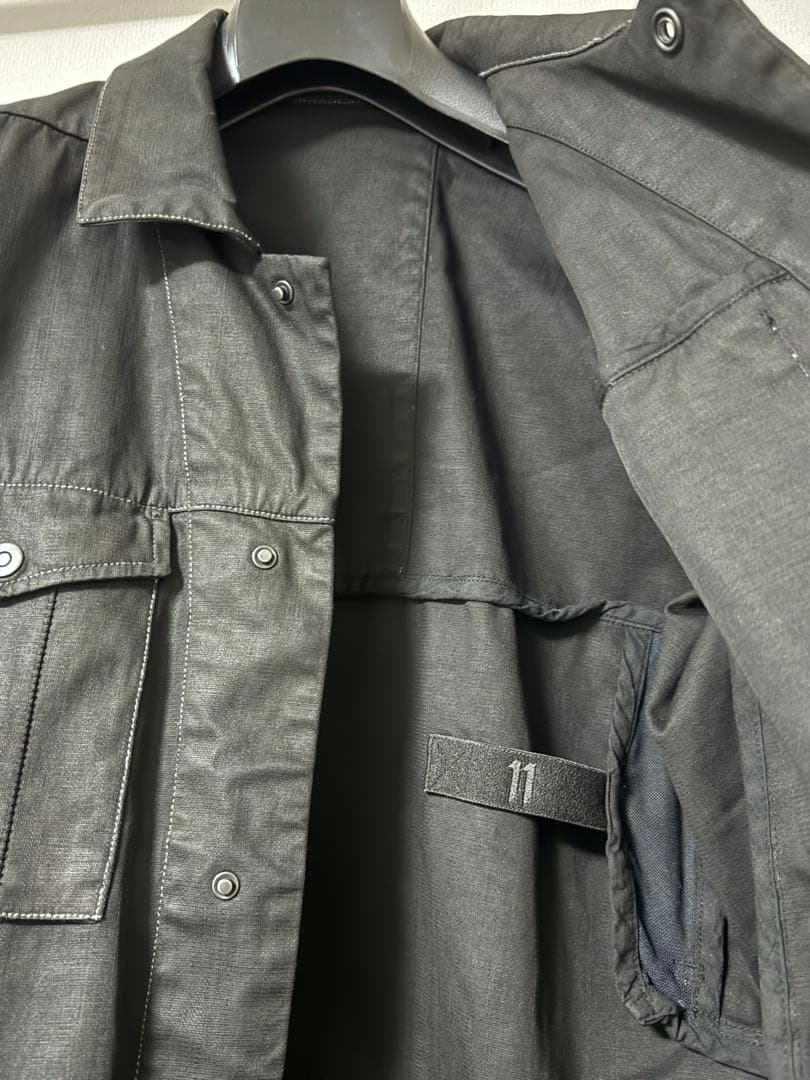 11 by Boris Bidjan Saberi ブラックデニム ジャケット