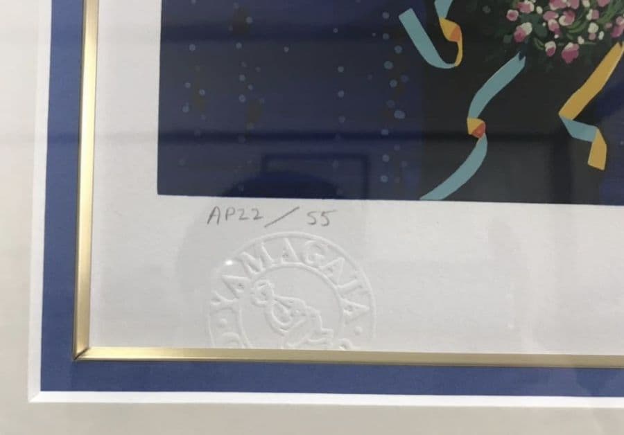 ヒロヤマガタ【ミレニアム】AP22/55 シルクスクリーン サイン