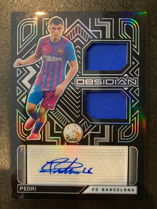 最終値下げ バルセロナ ペドリ 直筆サインジャージカード