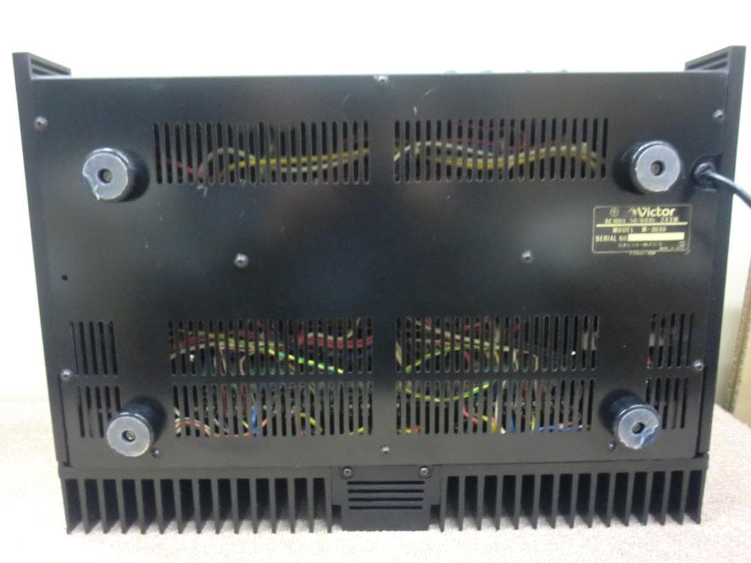 【中古現状品】ビクター ステレオパワーアンプ M-3030 トランジスタ
