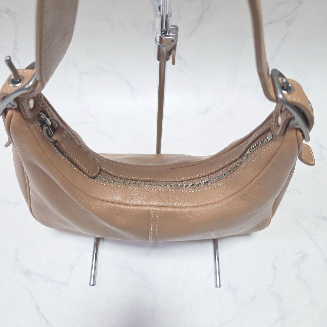 美品✨コーチ COACH ワンショルダー オールドコーチ ハーフムーン レザー