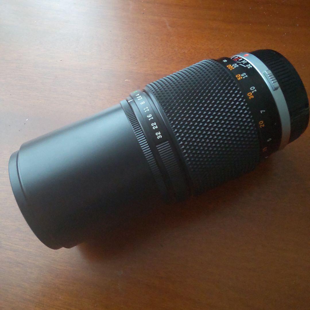 オリンパスカメラ(マニュアルアダプター付き)&望遠レンズ200mm 純正品