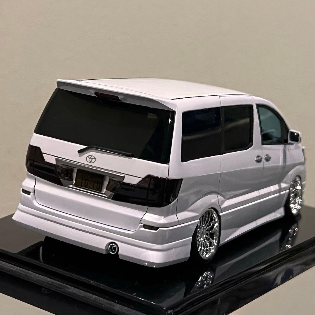 アオシマ 1/24 10系アルファード カスタム 完成品