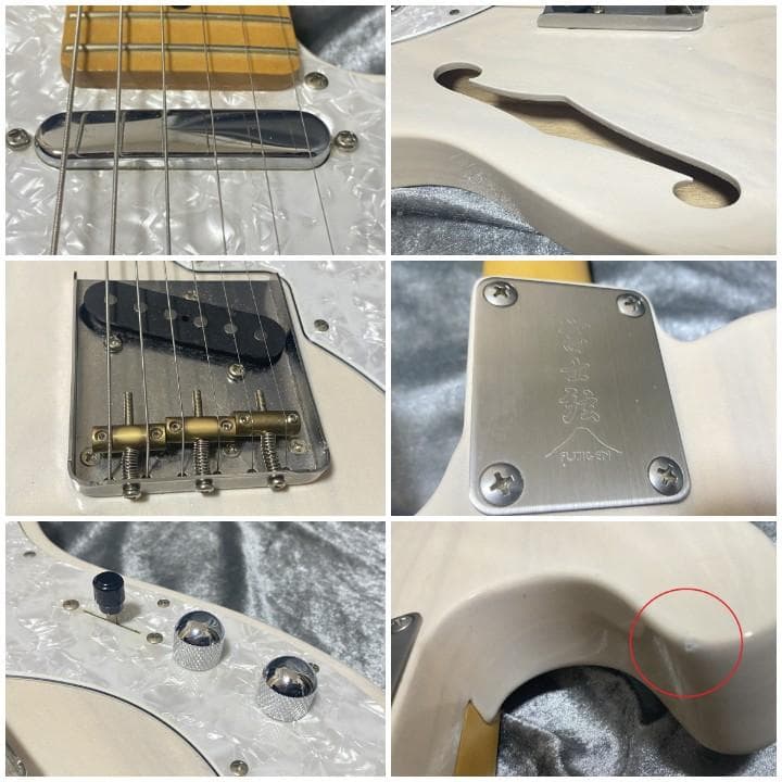 美品 FUJIGEN フジゲン NTL102 テレキャスターシンライン アッシュ