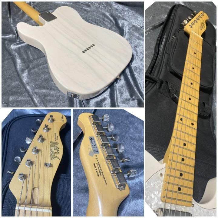 美品 FUJIGEN フジゲン NTL102 テレキャスターシンライン アッシュ