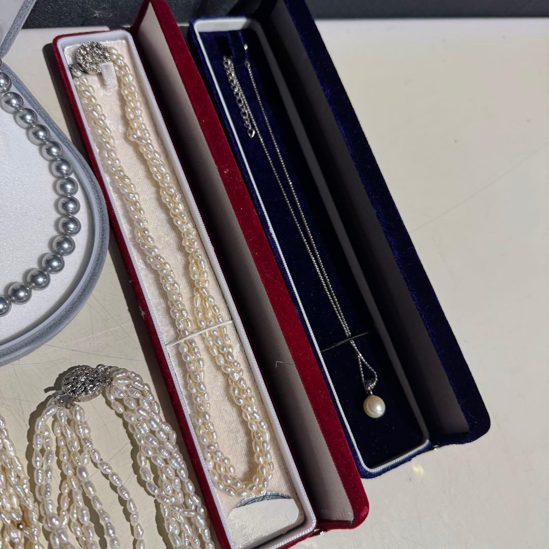 ★ アクセサリー　まとめ売り　遺品整理　生前整理 パール　真珠　ネックレス　指輪