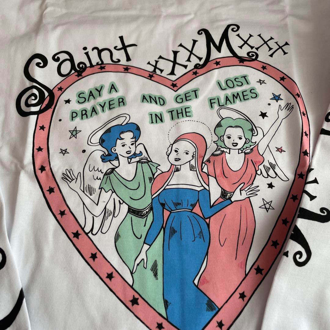 SAINT xxx M xxx セントマイケル ロングTシャツ