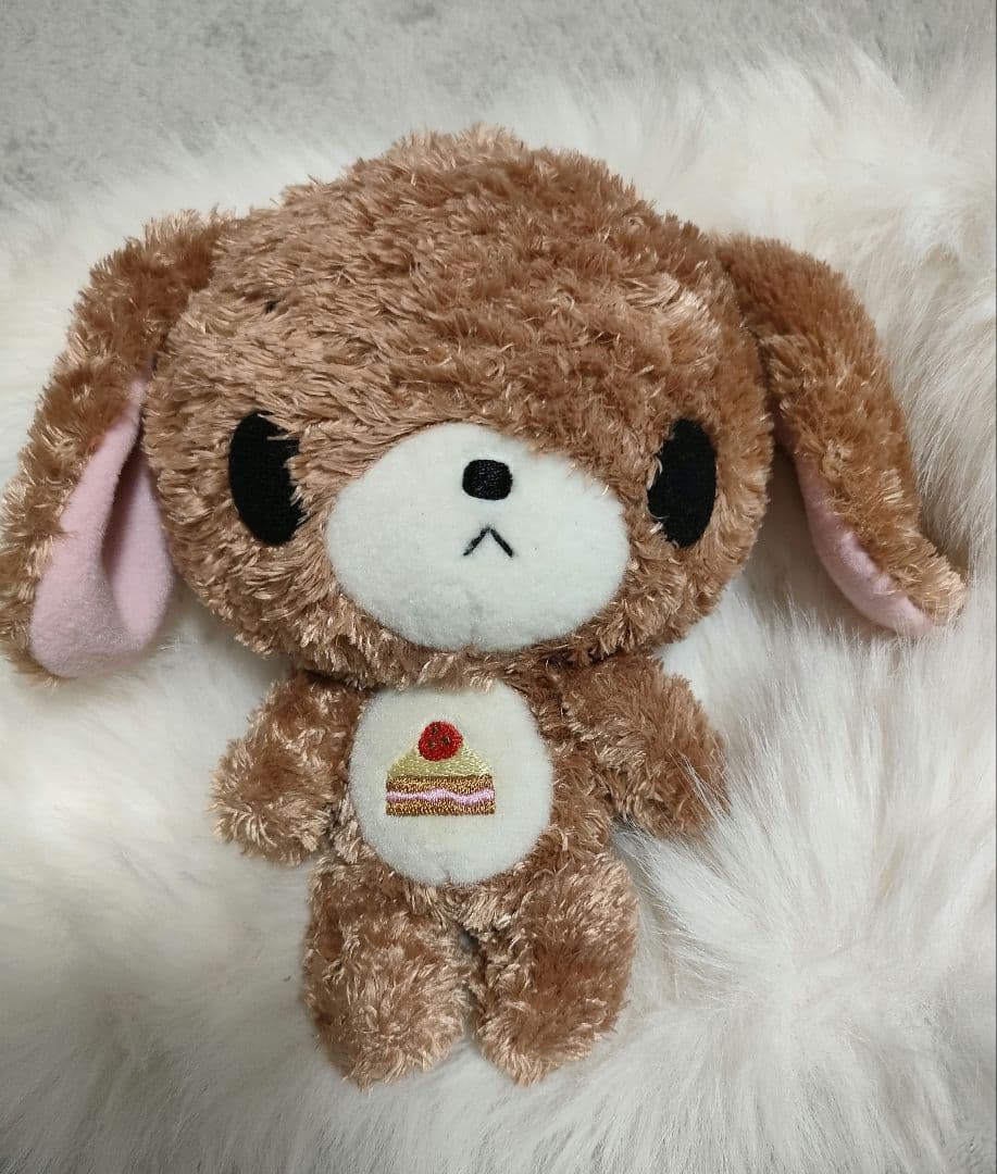 シュガーバニーズ くろうさ ケーキ刺繍 ぬいぐるみ　当時品　レア 2006