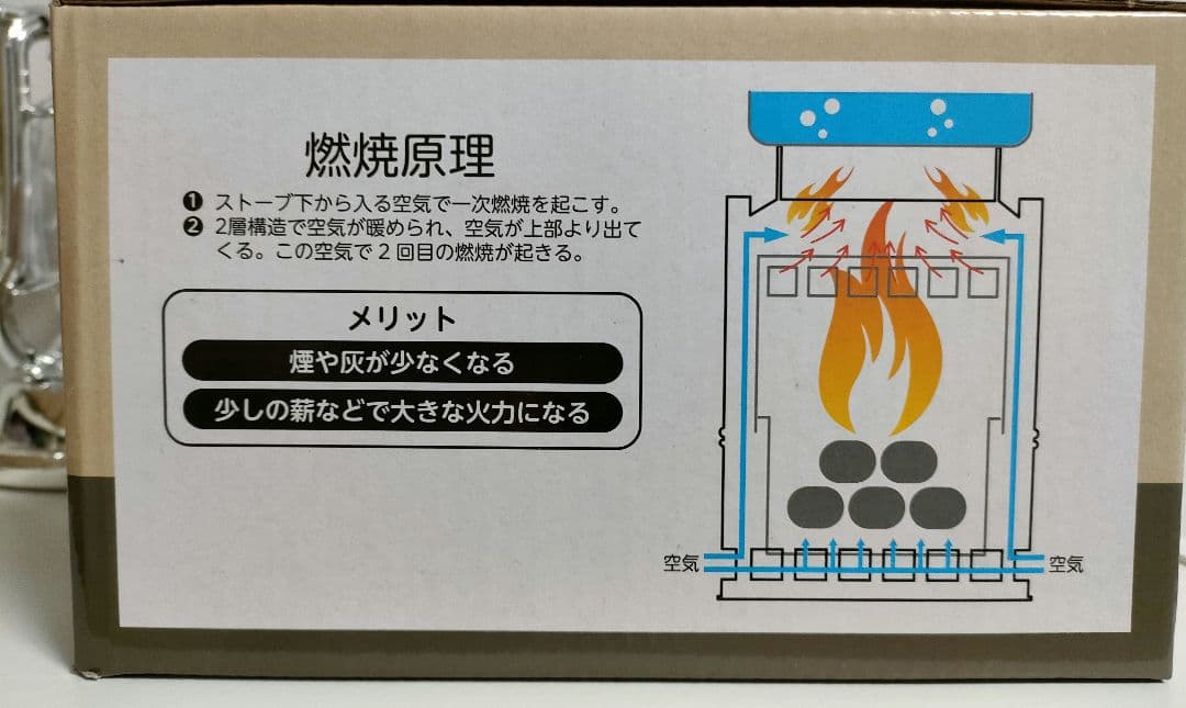 本日限定価格　持ち運びストーブ2個　スートーブ　ヒーター　キャンプ　アウトドア