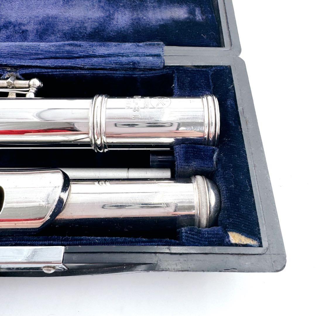 ✨磨き済み 頭部管銀製✨YAMAHA ヤマハ フルート YFL-31 Eメカ付き