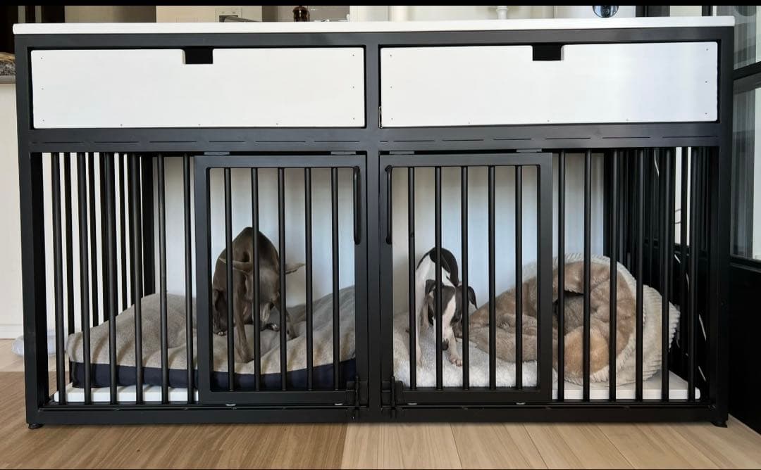 犬用ダブルケージ ハウス　クレート