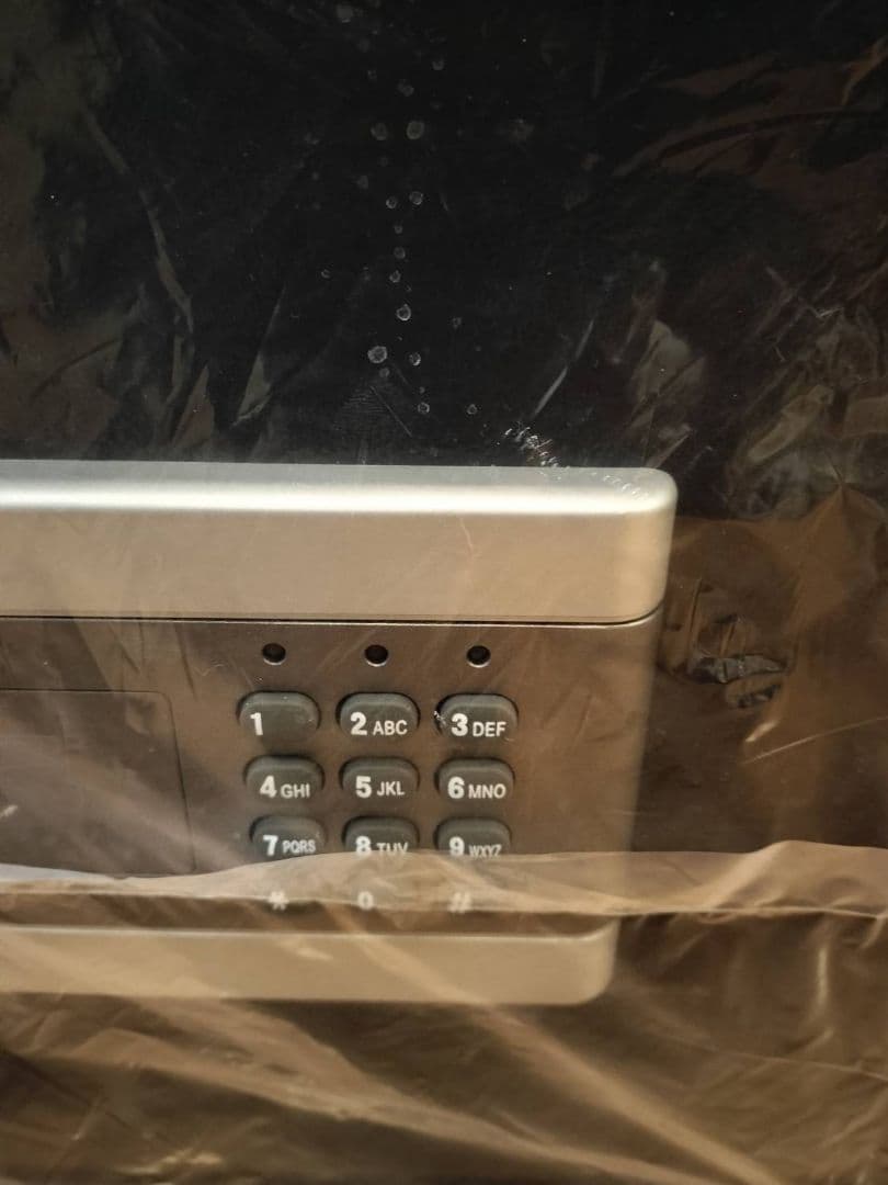 新品) NATRKE テンキー 金庫 黒