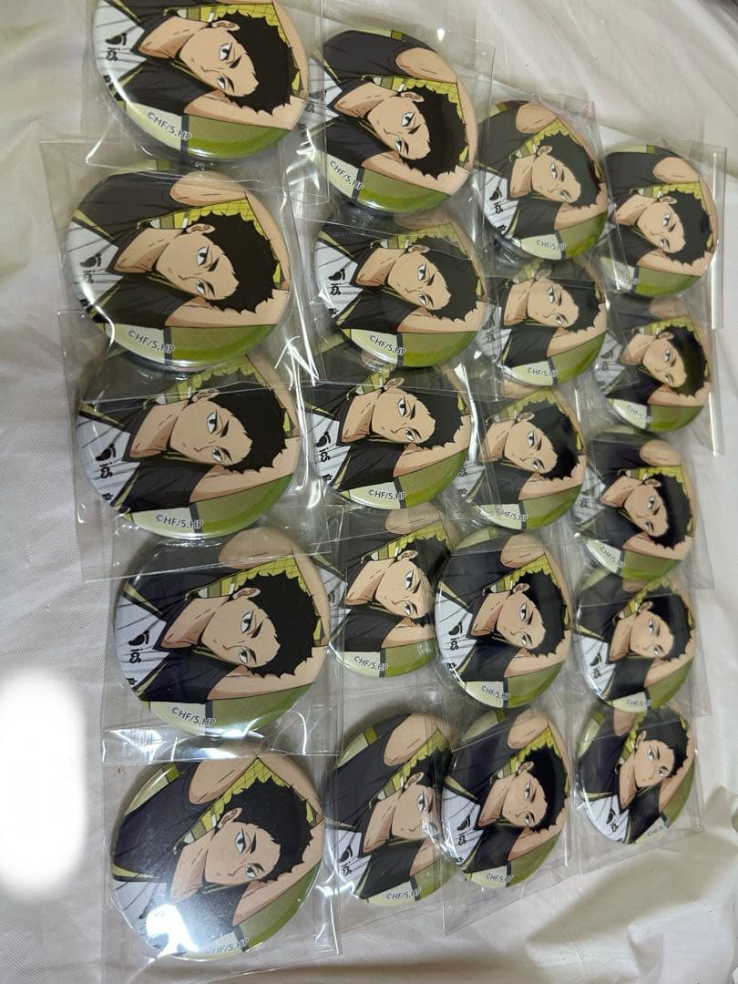 ハイキュー　主将副主将フェア　缶バッジ　赤葦京治