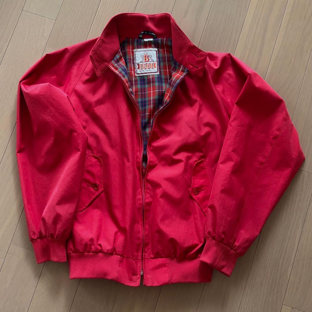 BARACUTA バラクータ　G9 ハリントンジャケット　レッド　サイズ38