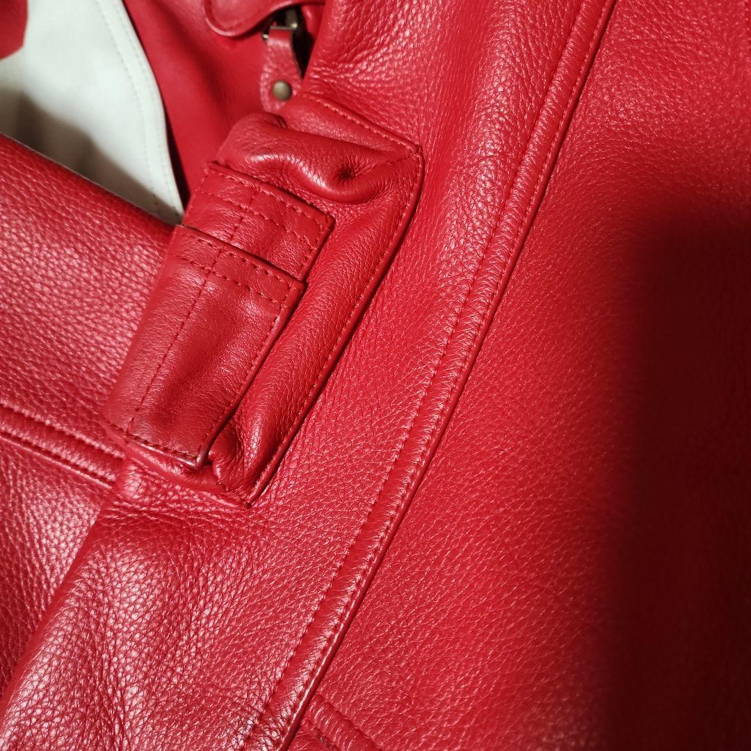 SCHWANTZ　LUCKY STRIKE　SUZUKI　レザージャケット　3L