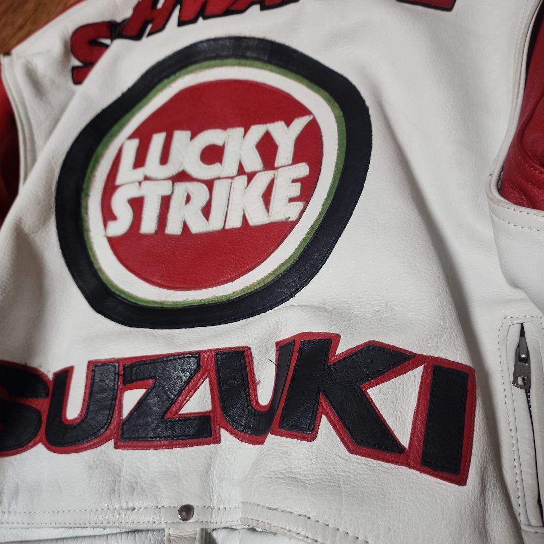 SCHWANTZ　LUCKY STRIKE　SUZUKI　レザージャケット　3L