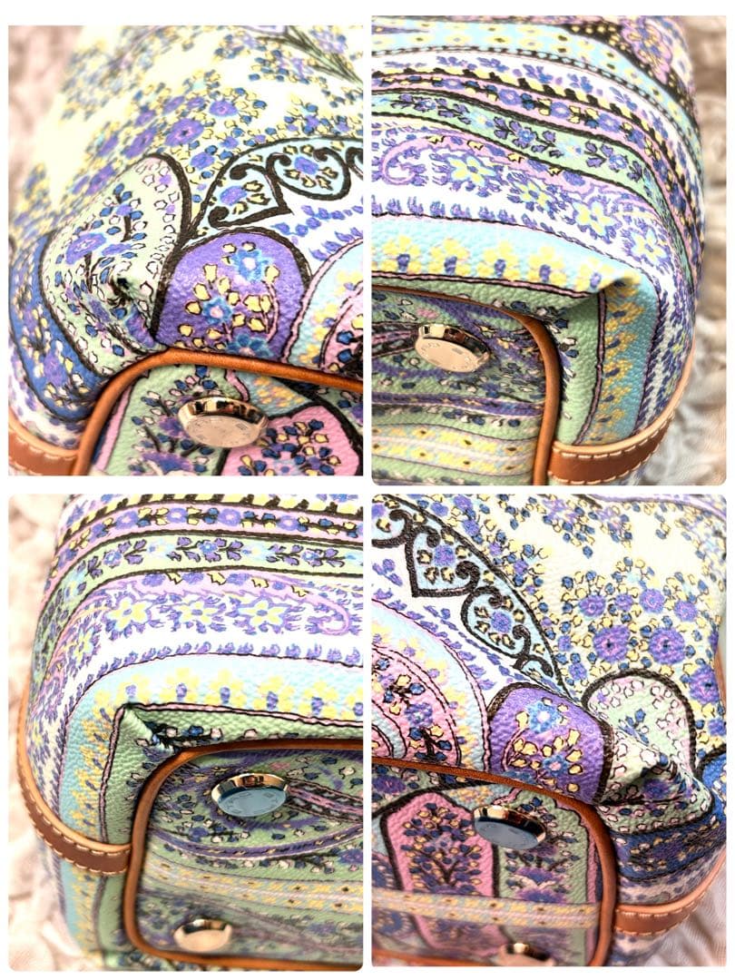 希少 ETRO エトロ ペイズリー 2way ショルダーバッグ トート マルチ