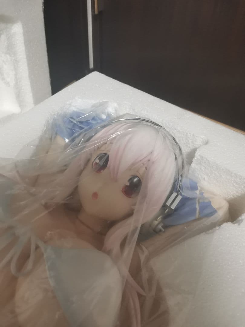 【破損あり】すーぱーそに子　1/2　ポリレジンフィギュア 　ジャンク