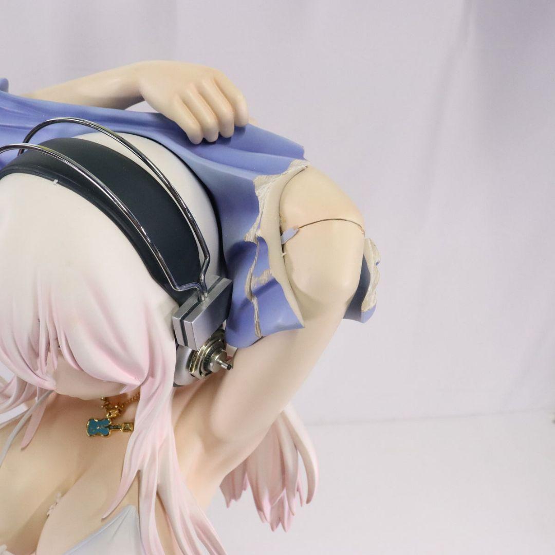 【破損あり】すーぱーそに子　1/2　ポリレジンフィギュア 　ジャンク