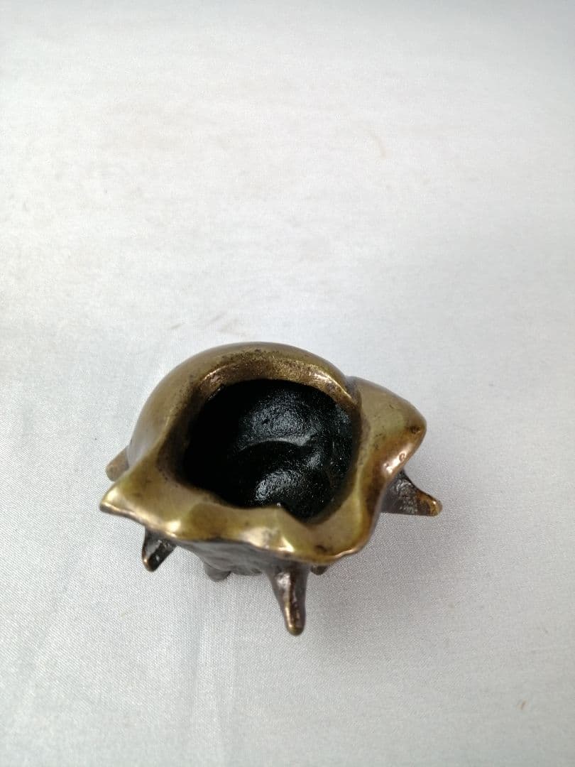 【茶事具】金森紹栄造　唐銅七種蓋置　蓋置　蓋置197