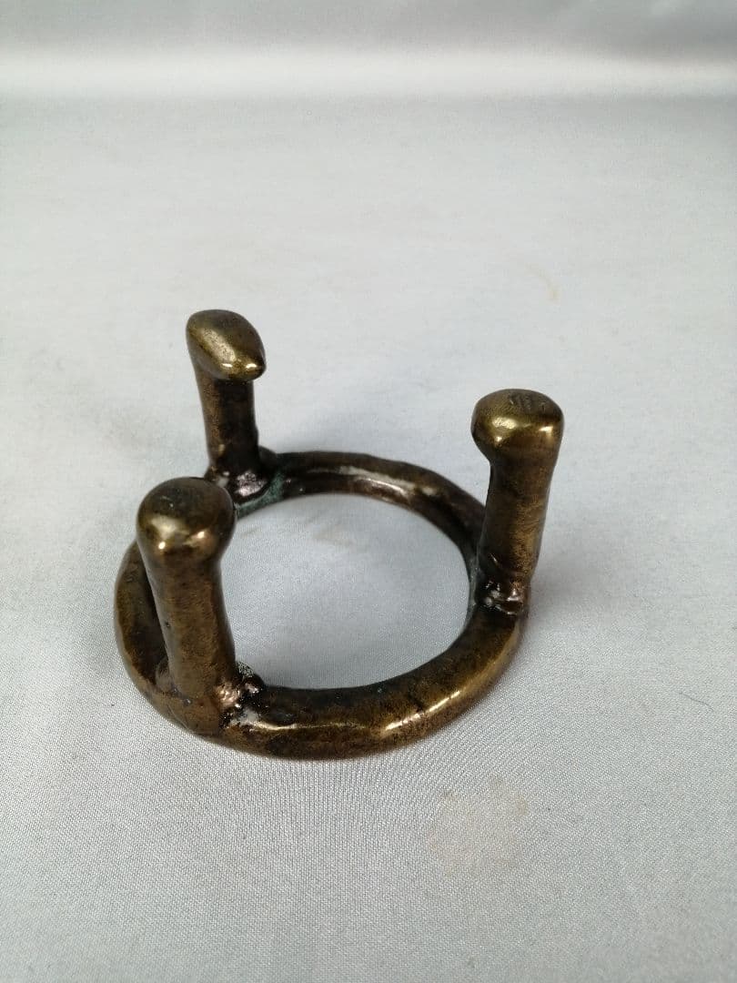 【茶事具】金森紹栄造　唐銅七種蓋置　蓋置　蓋置197