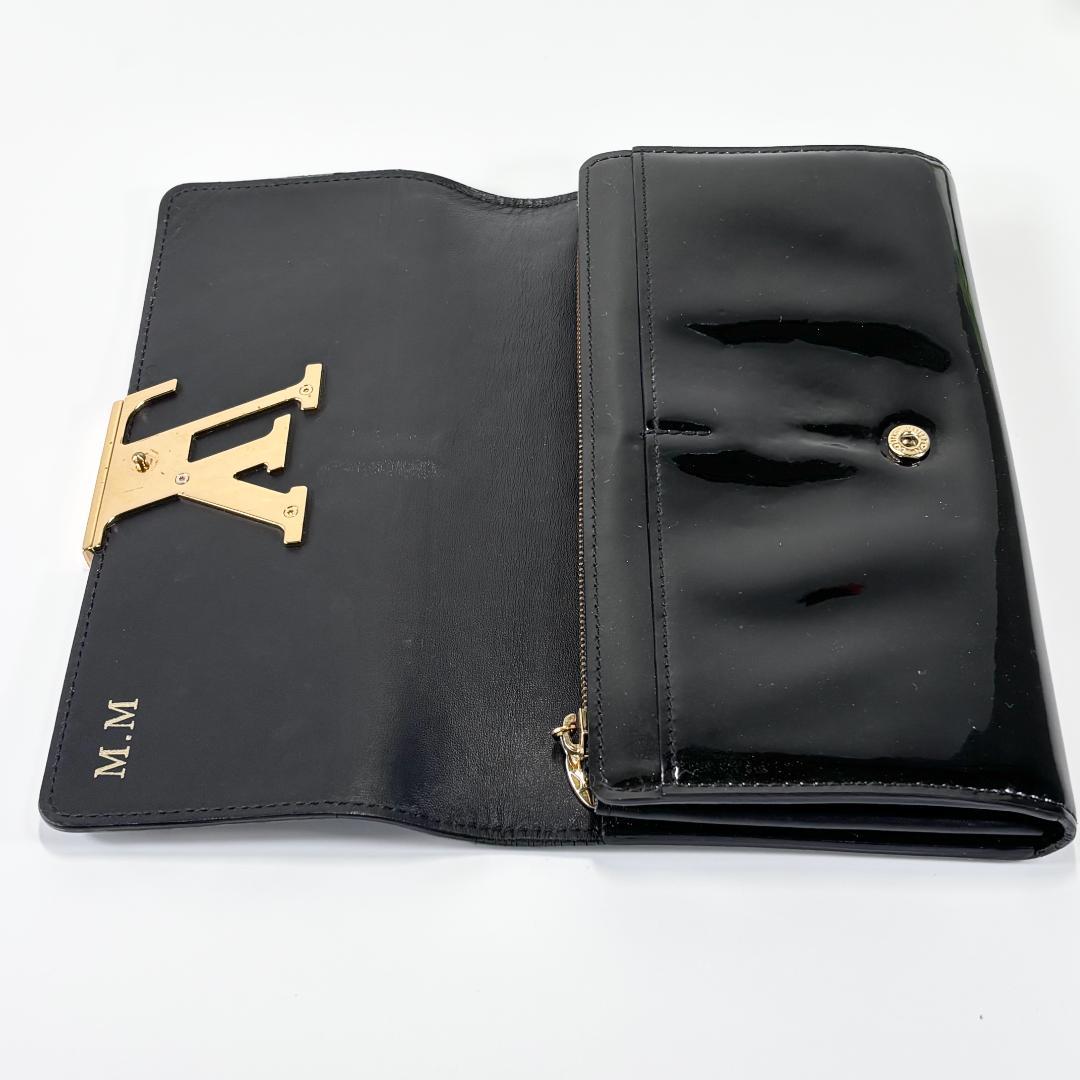【美品】ルイヴィトン　長財布　エナメル　ブランド　LOUIS VUITTON