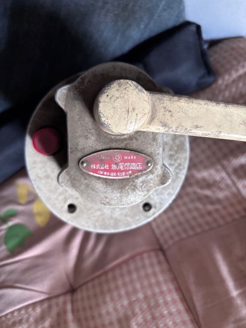 希少 手回しサイレン 当時物 アンティーク