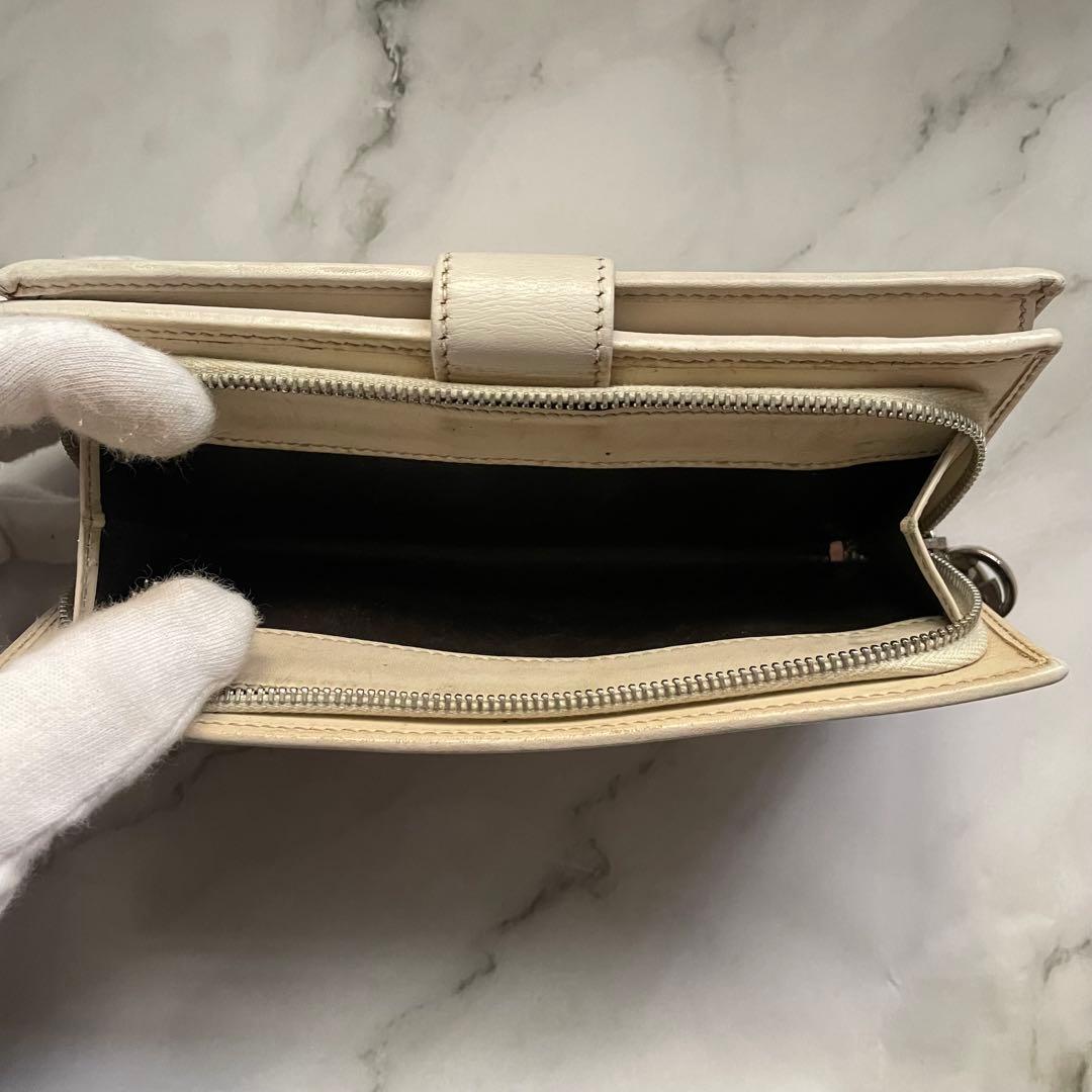 GUCCI グッチ　GGキャンバス　長財布　L字ファスナー　美品　0108-⑤