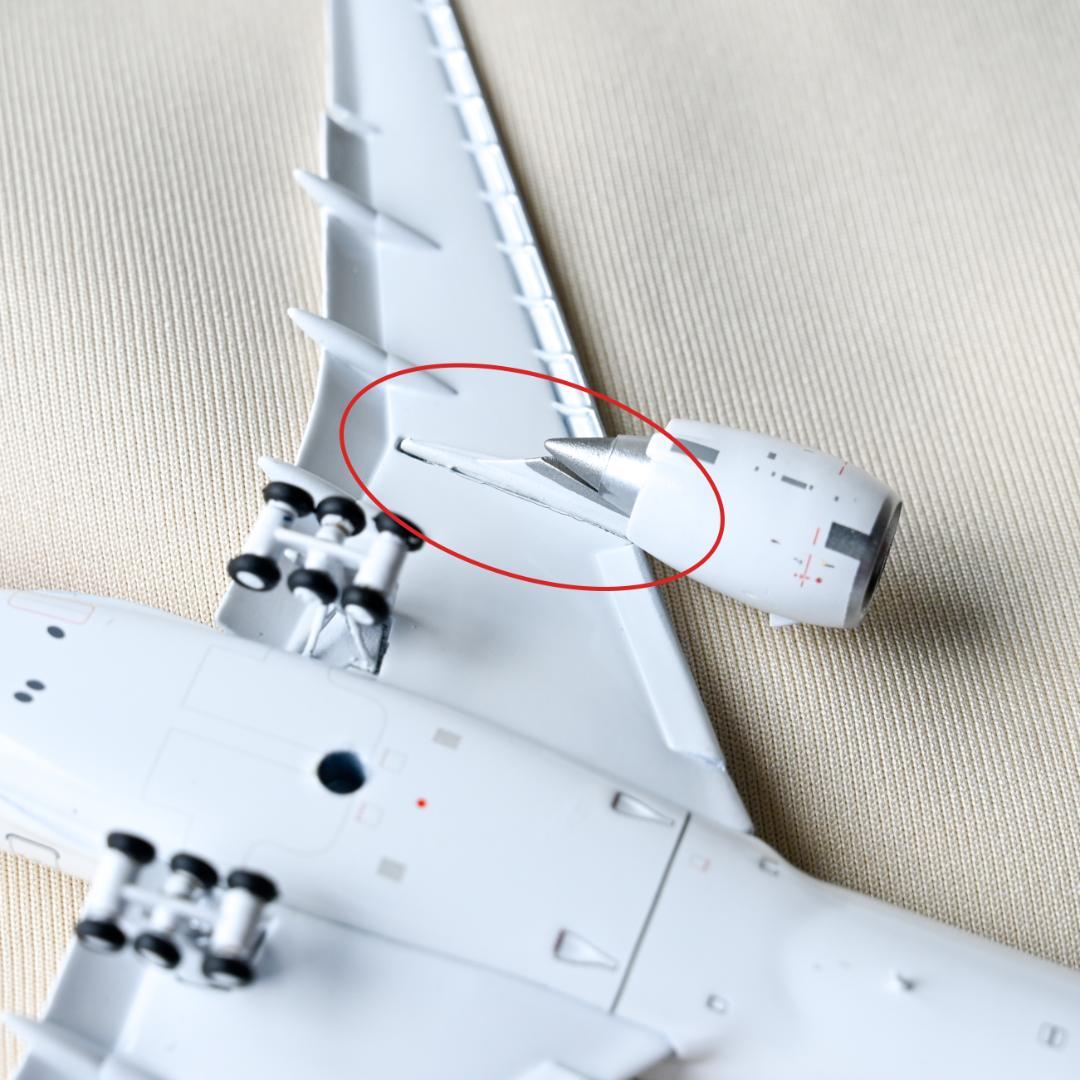 【訳あり】JAL A350-1000 JA02WJ フラップダウン 1/400