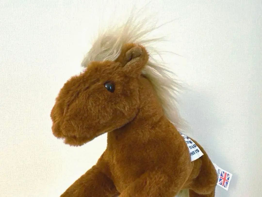 韓国限定　ロンドンベーグルミュージアム　キーチャーム　馬　ぬいぐる　大