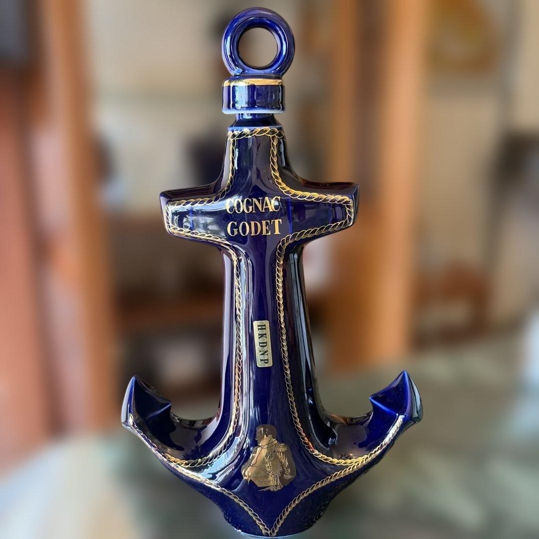 廃盤・Godetコニャック アンカー 2種・ HINE 凱旋門 ・XO 鳥 空瓶