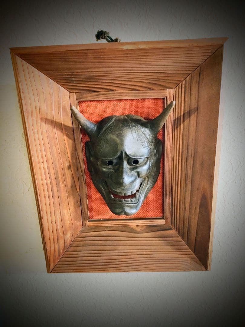 超貴重！希少！旧家蔵出 南部鉄器 名工 及川富之進 般若面 鬼 及富 宝生堂