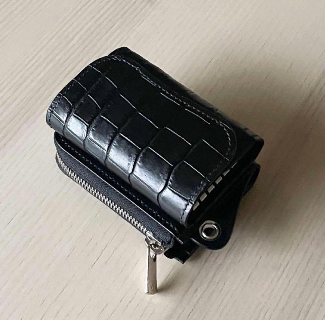 クロコ キーケース ミニウォレット hasegawa handcrafted