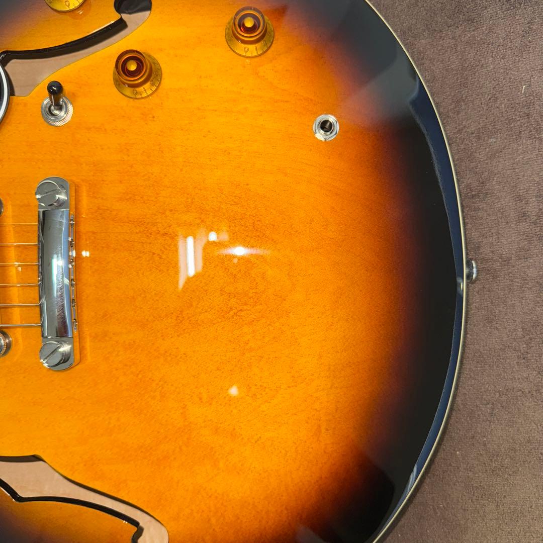 Epiphone DOT vintage Sunburst ほぼ新品です