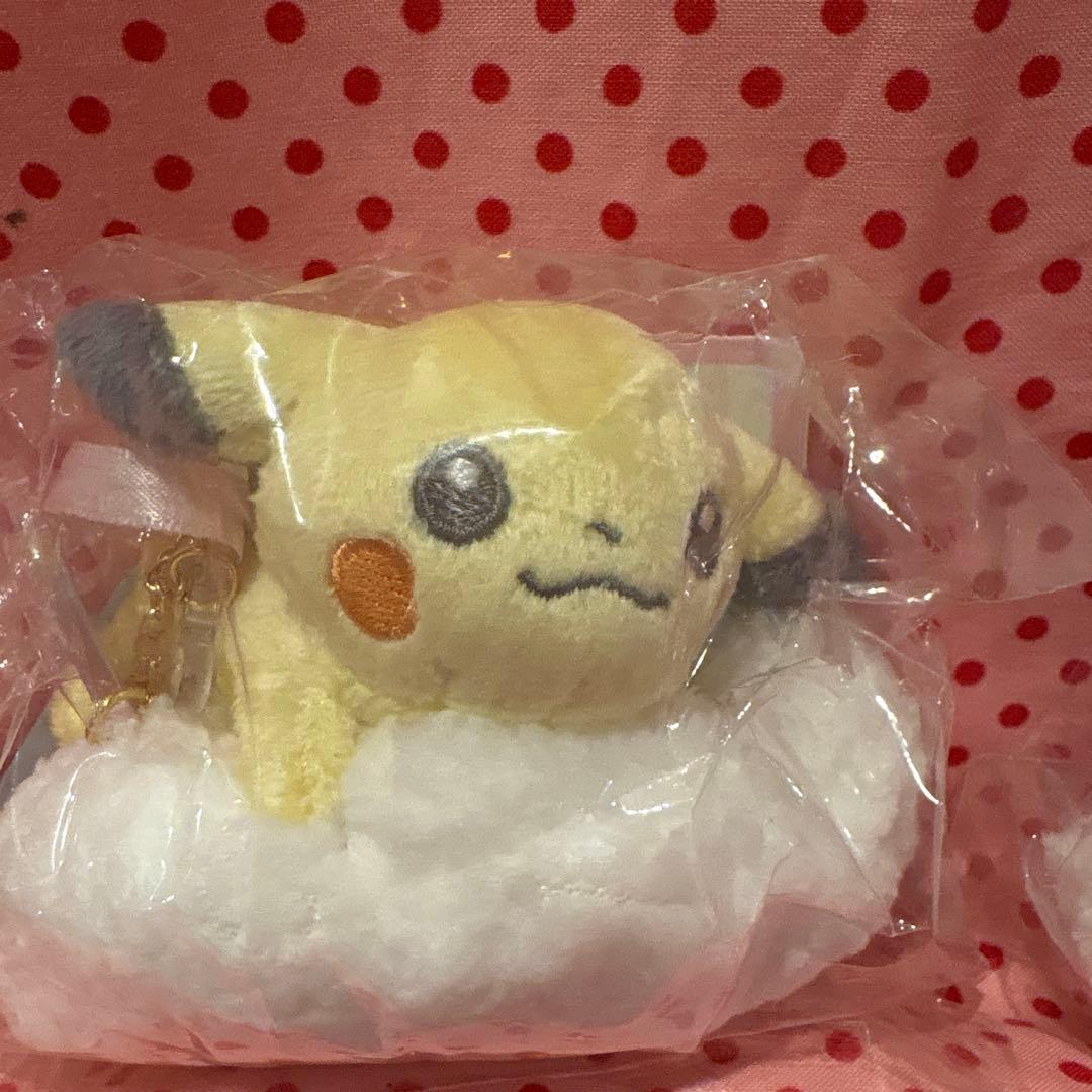 ポケモンセンター限定　ピカチュウ&イーブイ　マスコット　バッグチャーム