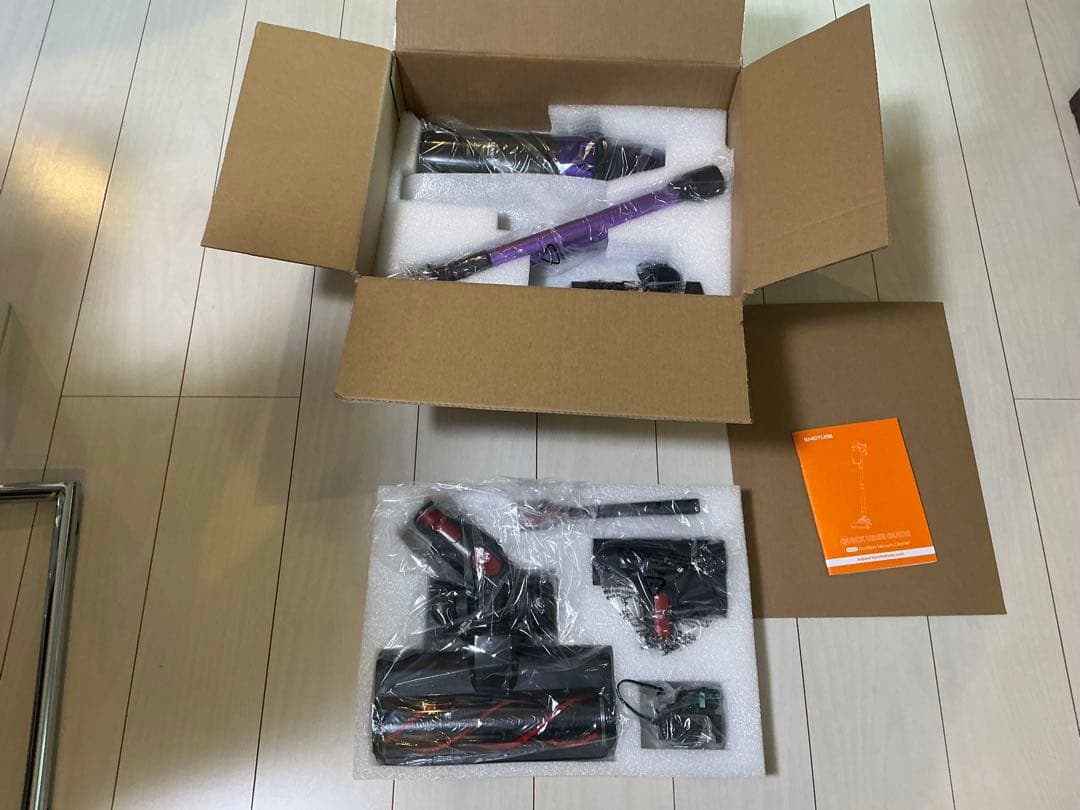 SMOTURE コードレススティッククリーナー パープル