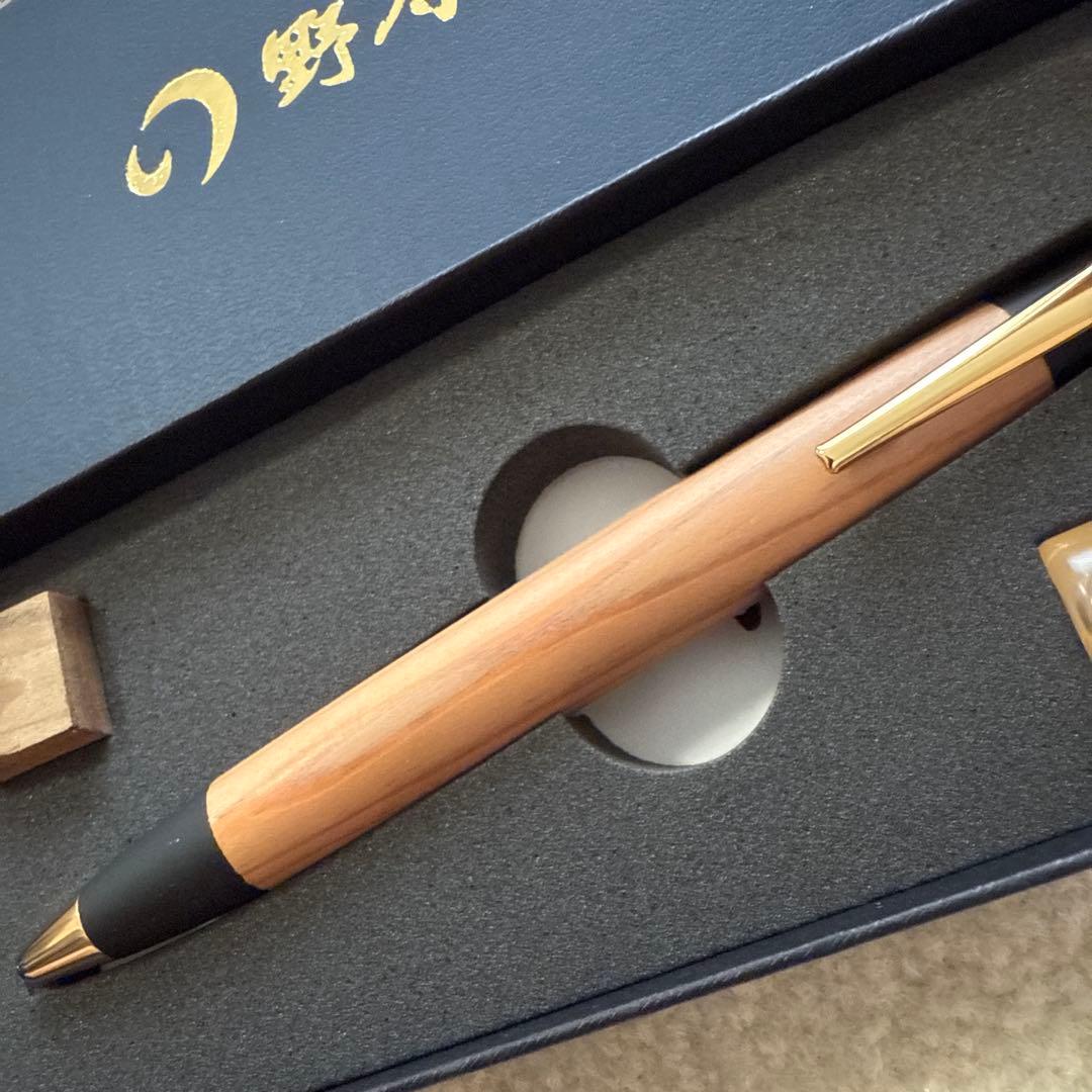 新品未使用野原工芸　屋久杉のボールペン・スタンダード