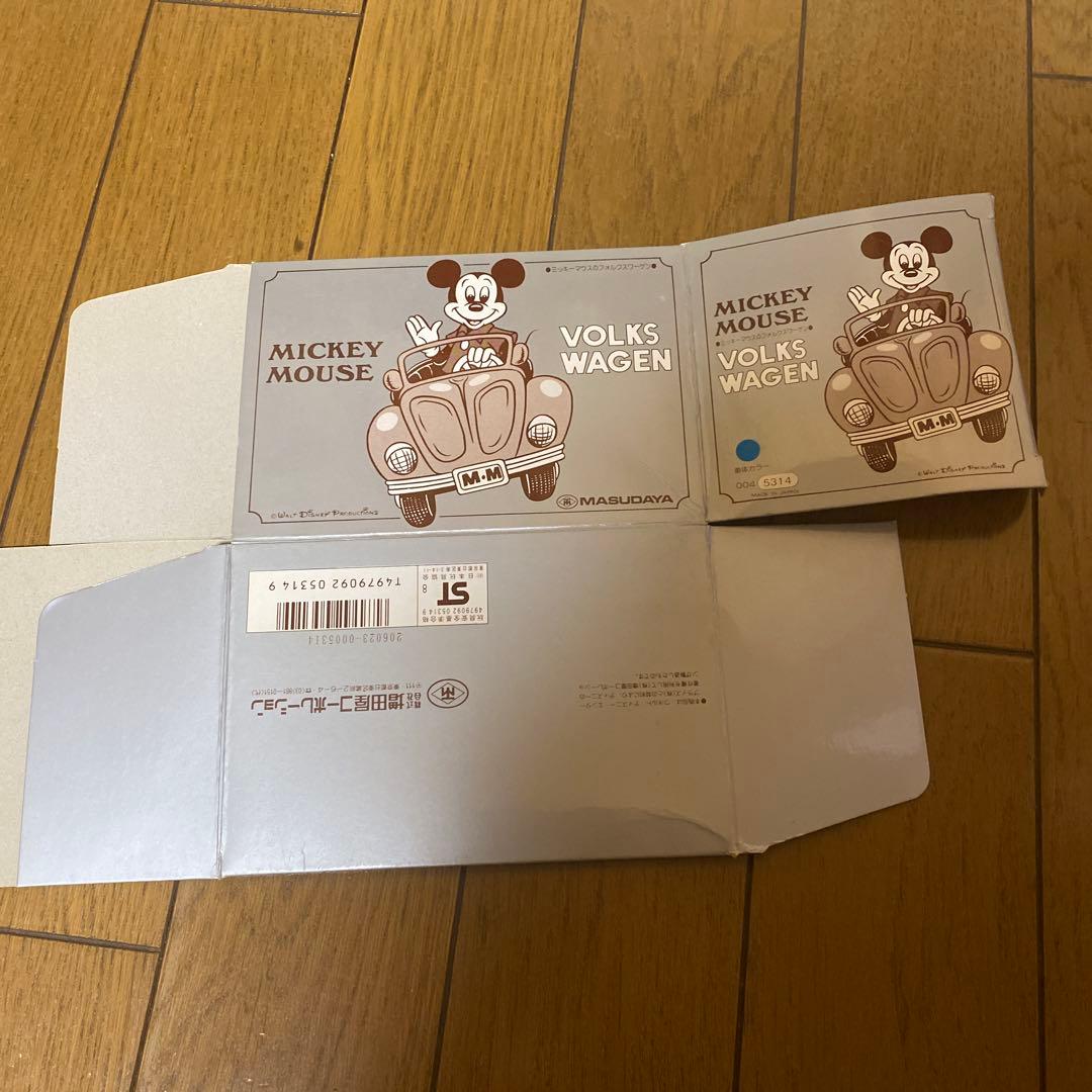 ディズニー ミッキーマウス フォルクスワーゲン ミニカー ゼンマイ