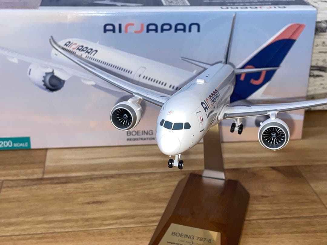 [本体美品]1/200 AIR JAPAN 787-8 全日空商事 JA803A