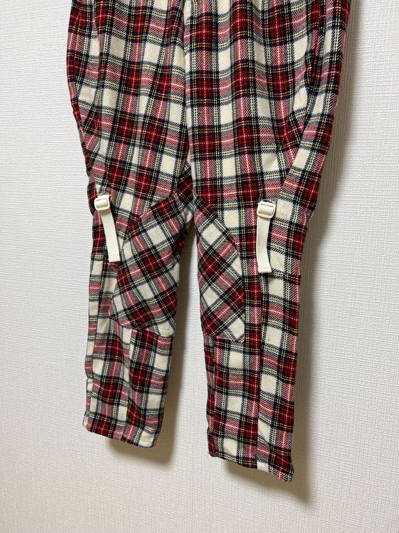 GOMME HOMM ゴムオム チェックジョッパーズパンツ ボンテージ